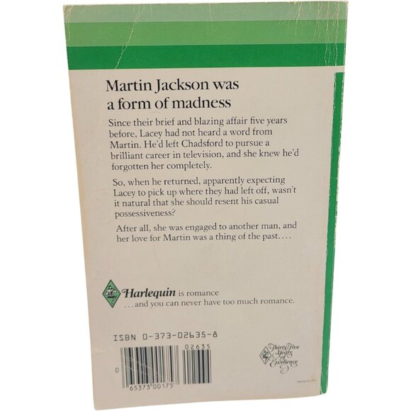 A Fierce Encounter by Jane Donnelly – Vintage Harlequin Romance Paperback - Picture 2 of 6